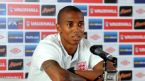 Ashley Young talks during a press conference, Andels Hotel, Krakow, Poland, June 9, 2012